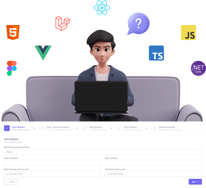 faq boy with logos